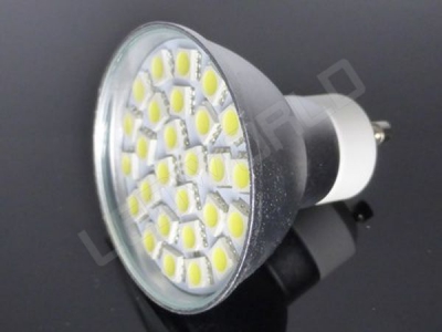 Ampoule LED GU10 - 24 leds - Blanc naturel