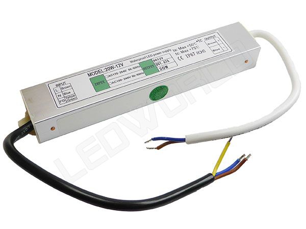 Transformateur LED 12 V 20,83A Max. 250 watts IP67