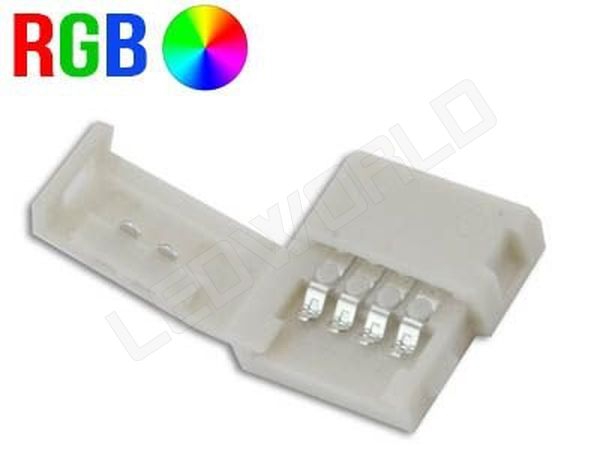 Connecteur Femelle avec clips pour ruban led RGB