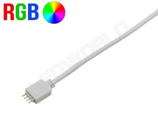 Connecteur Mâle à Câble RGB (Pour bande étanche)