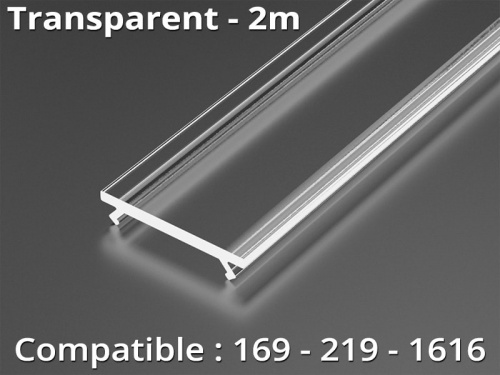 Profilé Aluminium pour Ruban LED Aluminium Type A 2M