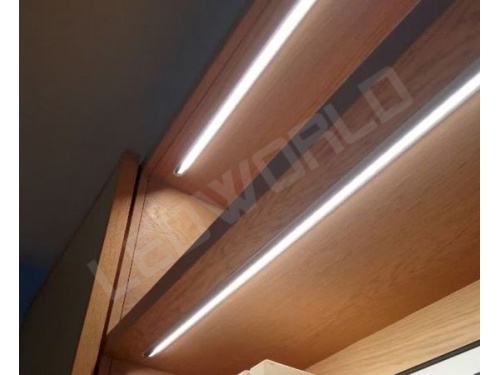 Réglette LED Encastrable Profilé aluminium-24x7mm- Blanche