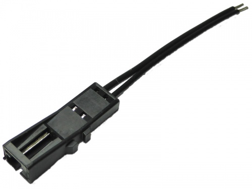 Cable pour ruban Led 2x0.35mm² Lg 1.80m - prise mâle