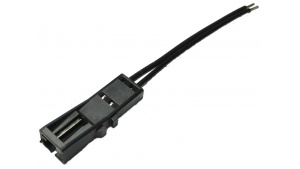 Cable d'alimentation electrique prise mâle 220V 2x0.75mm² Lg 4m