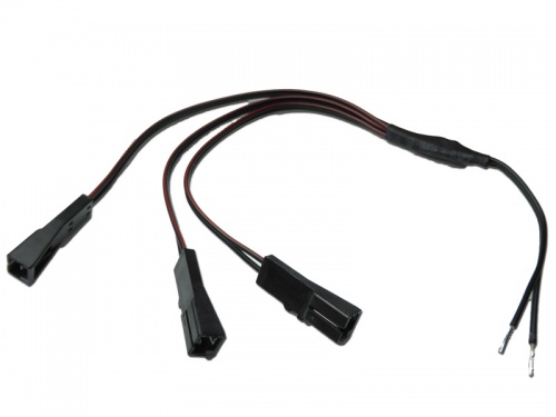 Connecteur simple 2 fils rouge-noir ruban LED flexible 3000-6000K 10mm