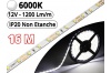 Ruban Led Pro Blanc Pur 6000K - 16 mètres-IP20