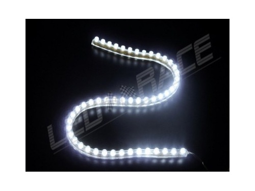 Lot 50 Rubans Led flexible - Etanche - 12v - Blanc - Longueur: 24 cm